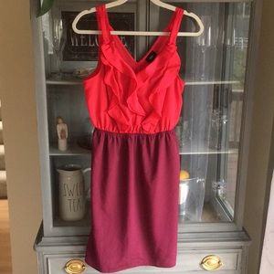 Color block spring dress